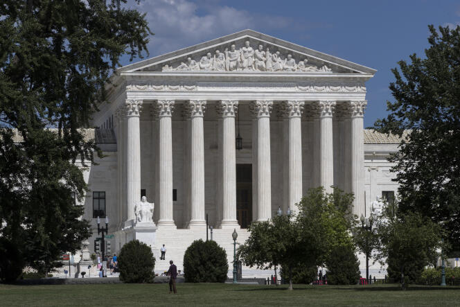 La Cour suprême américaine, à Washington en juin.