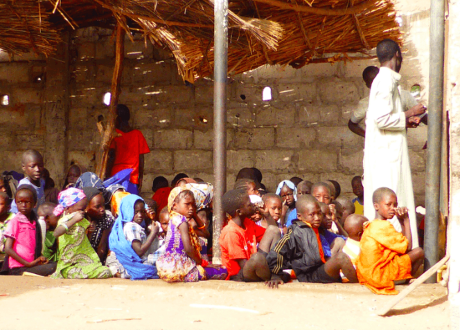 Une école coranique mixte à Diourbel, au Sénégal.
