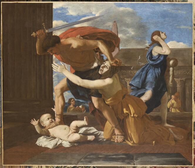 « Le Massacre des Innocents » (vers 1627-1628), de Nicolas Poussin, huile sur toile.