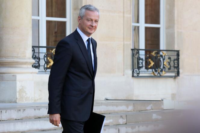 Le ministre de l’économie, Bruno Le Maire, le 14 septembre, à Paris.