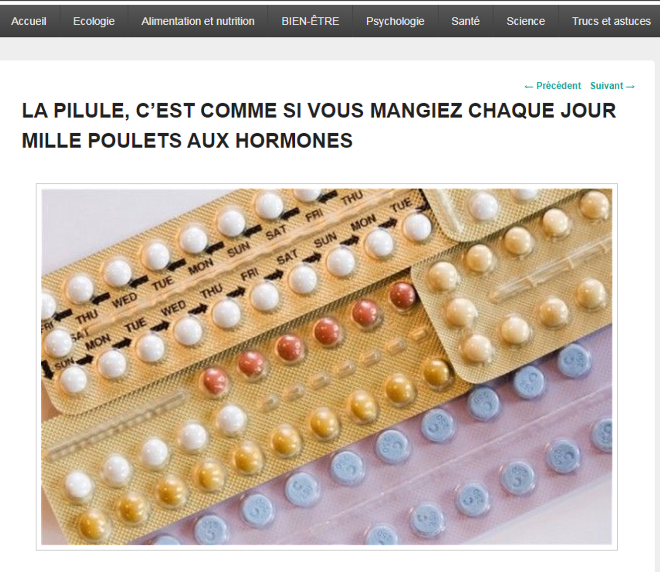 Non, la pilule ne rend pas stérile... et autres idées reçues