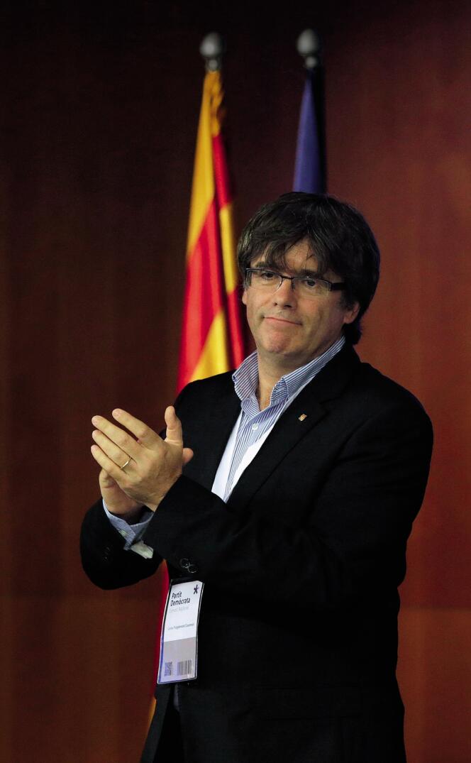 Carles Puigdemont, président de la Généralité de Catalogne.