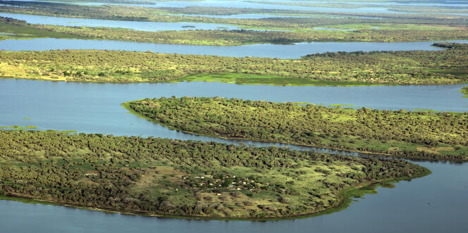 Le lac Tchad dans la région de Bol, à 200 km de N’Djamena, en 2016.