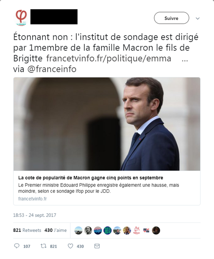 Macron Et Ifop La Pretendue Collusion Familiale Etait Une