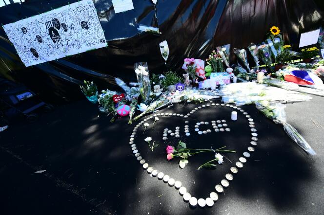 Un mémorial aux victimes de l’attentat, le 16 juillet 2016 à Nice.