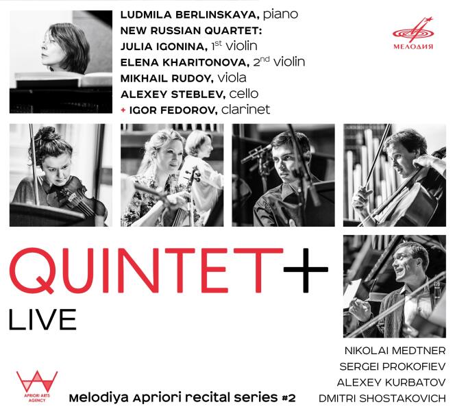 Pochette de l’album « Live », du Quintet +.