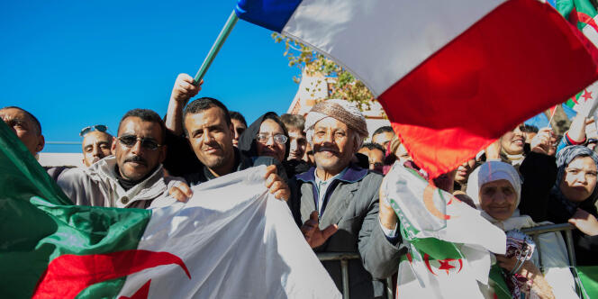 A Tlemcen, en Algérie, lors d’une visite du président français François Hollande, en décembre 2012.