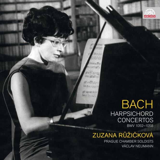 Pochette de l’un des albums de la claveciniste Zuzana Ruzickova consacré à l’œuvre de Bach.
