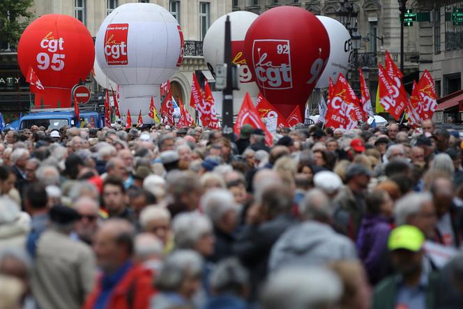 Le 28 septembre à Paris, lors d’une manifestation pour la défense du pouvoir d’achat des retraités.