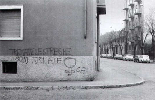 Graffiti en Italie, dans les années 1970.