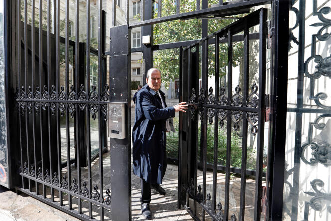 L’ancien premier secrétaire du Parti socialiste, Jean-Christophe Cambadélis, au siège de Solférino (Paris), le 20 septembre.