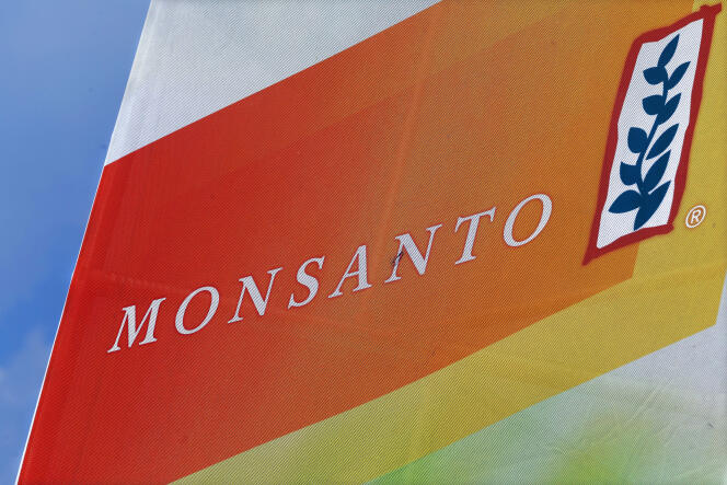 Logo Monsanto à Decatur (Alabama).