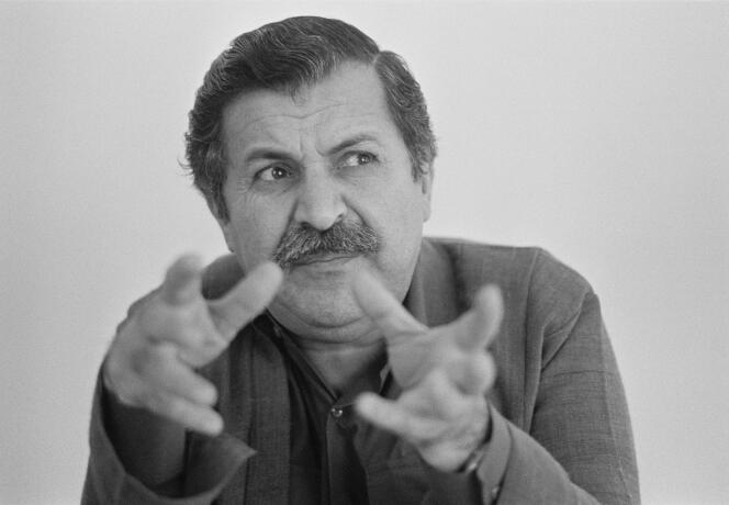 Jalal Talabani, aux débuts des années 1980.