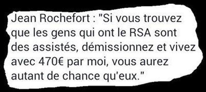 La Citation Sur Le Rsa Que Jean Rochefort N A Sans Doute Jamais Prononcee