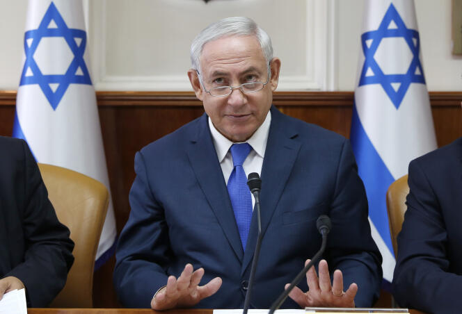 Le premier ministre israélien, Benyamin Nétanyahou, le 15 octobre.