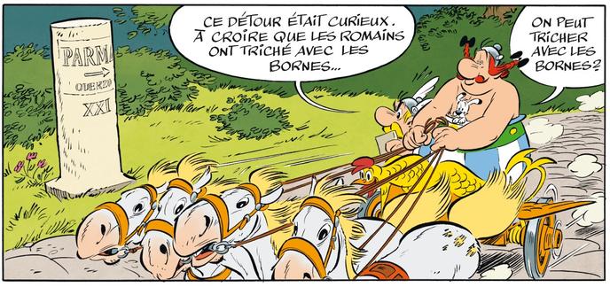 Asterix Et La Transitalique Le Voyage En Italie D Asterix Et Obelix