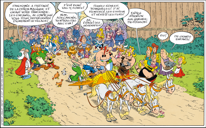 Asterix Et La Transitalique Le Voyage En Italie D Asterix Et Obelix
