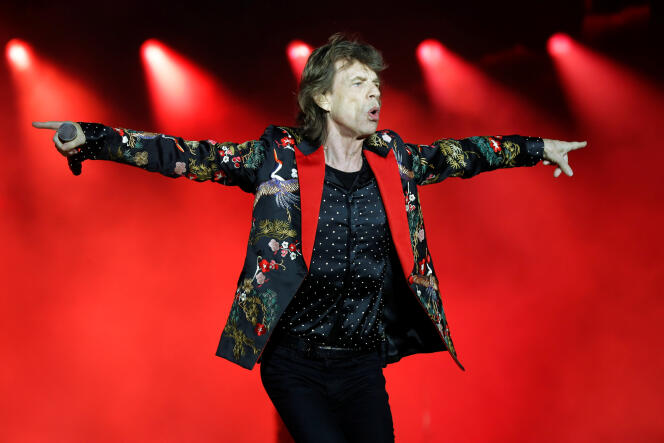 Mick Jagger lors du No Filter Tour des Rolling Stones, à l’U Arena de Nanterre, le 19 octobre.