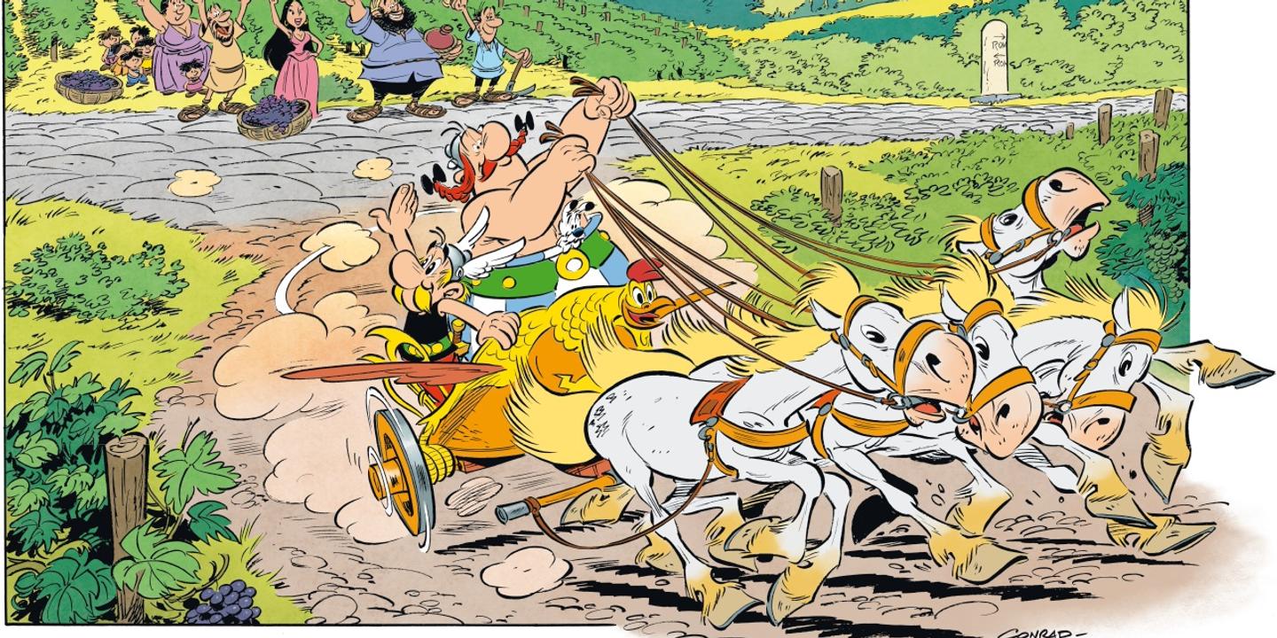 Asterix Et La Transitalique Le Voyage En Italie D Asterix Et Obelix