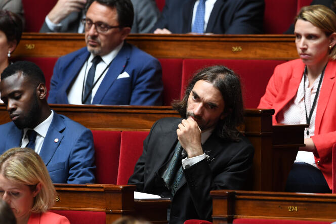 Le député LRM Cédric Villani à l’Assemblée, le 12 juillet 2017.