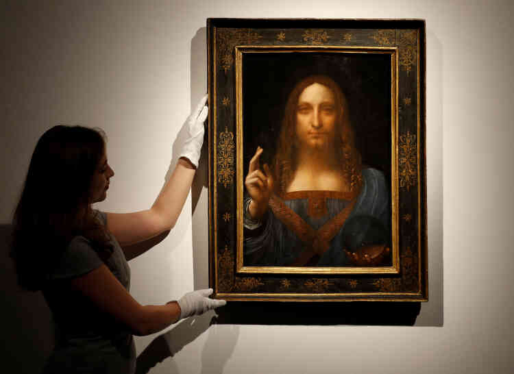 « Salvator Mundi », une représentation du Christ par Léonard de Vinci datant d’environ 1500, a été adjugé le 15 novembre pour 450,3 millions de dollars chez Christie’s à New York.