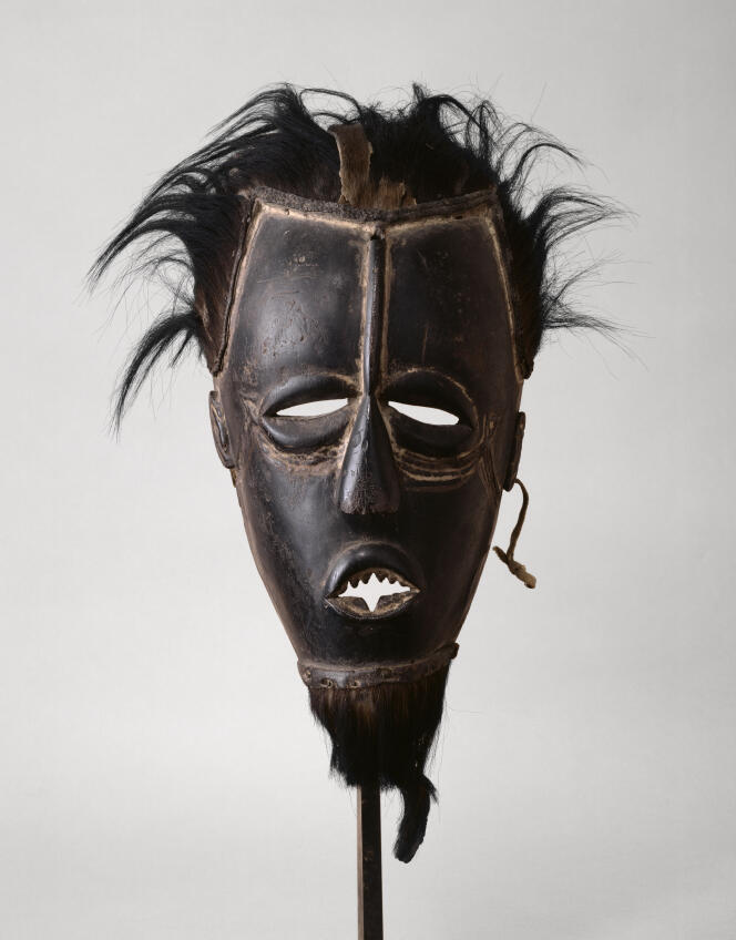 Masque anthropomorphe, Bête-Gouro, début du XXe siècle. Artiste Inconnu.
