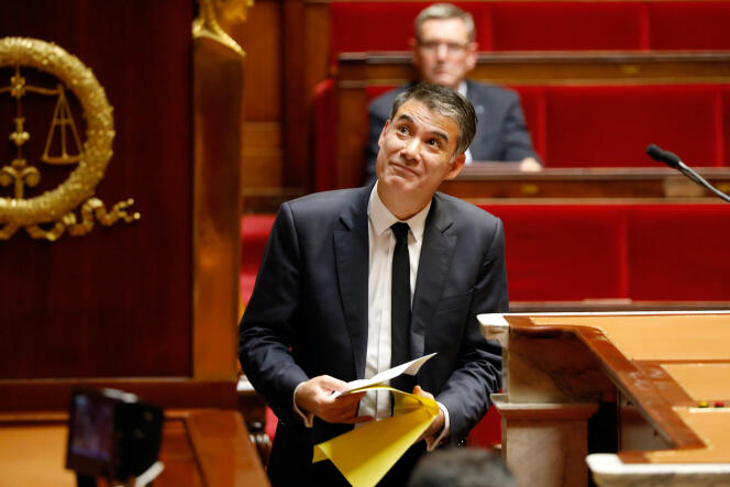 Olivier Faure, président du groupe Nouvelle Gauche à l’Assemblée nationale, le 24 octobre.