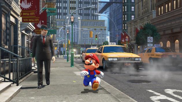 Image rare de Mario demandant à un analyste financier s’il pense encore vraiment que Nintendo va mourir.