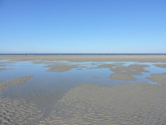 La plage de Quend, dans la baie de Somme.