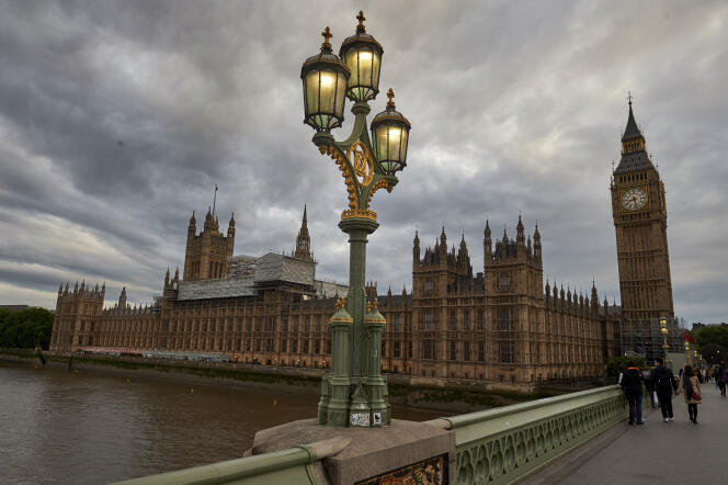 Westminster, le siège du Parlement britannique, à Londres.