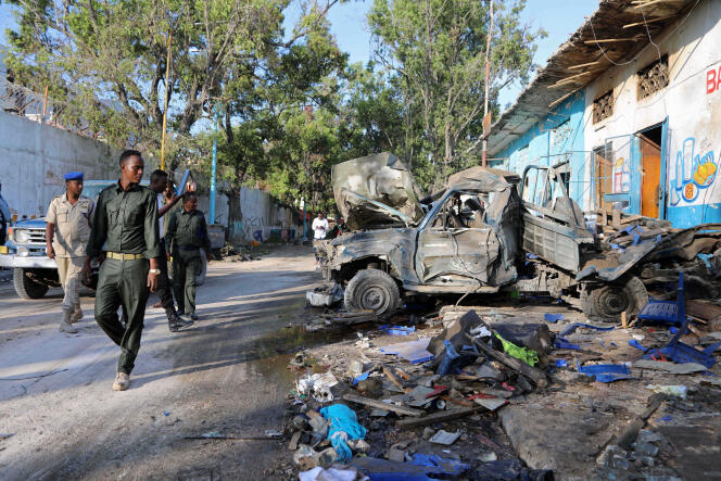 Après l’attentat contre l’hôtel Naasa Hablood Two à Mogadiscio, le 29 octobre.