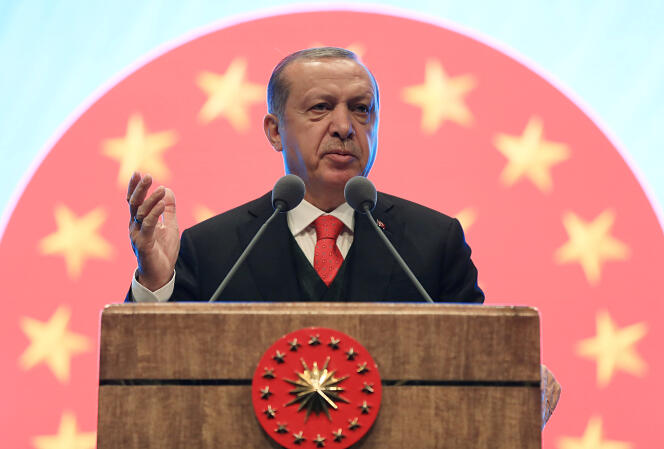 Le président turc, Recep Tayyip Erdogan, à Ankara, le 1er novembre 2017.