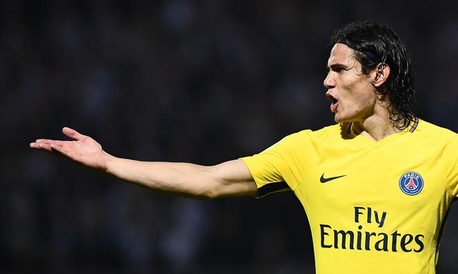 L’attaquant du Paris-Saint-Germain, Edinson Cavani, le 4 novembre 2017.