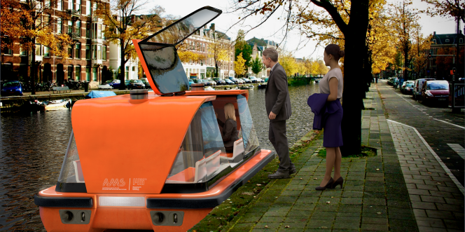 Le premier « roboat » sera testé à la fin de 2017 à Amsterdam.