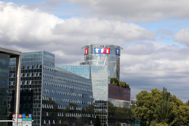 La tour de TF1, à Boulogne-Billancourt, le 4 septembre 2017.