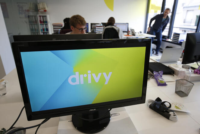 Le siège social de Drivy, à Paris, le 7 avril 2016.