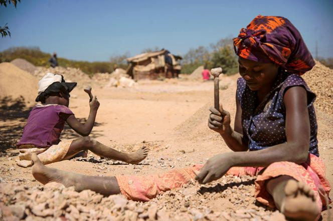 Dans une mine de cobalt, à Lubumbashi (République démocratique du Congo), en 2016.