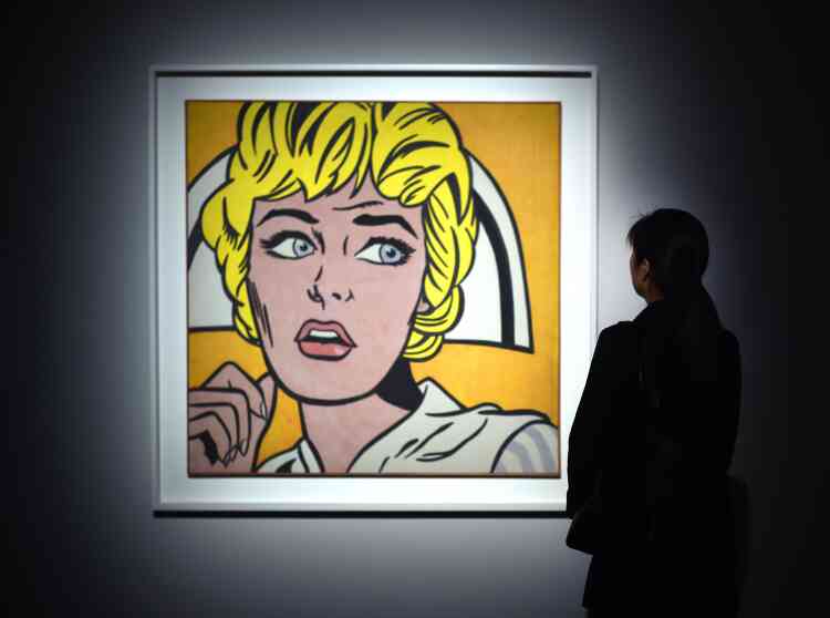 « Nurse », un tableau de la figure du pop art américain Roy Lichtenstein, inspiré de l’univers de la pub et des comics, a été acquis en novembre 2015 pour 95,37 millions de dollars chez Christie’s à New York.