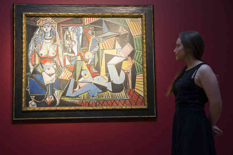 « Les Femmes d’Alger (version 0) », une huile peinte par Pablo Picasso en 1955 et représentant une scène dans un harem, a été adjugée 179,4 millions de dollars en mai 2015, également chez Christie’s à New York.
