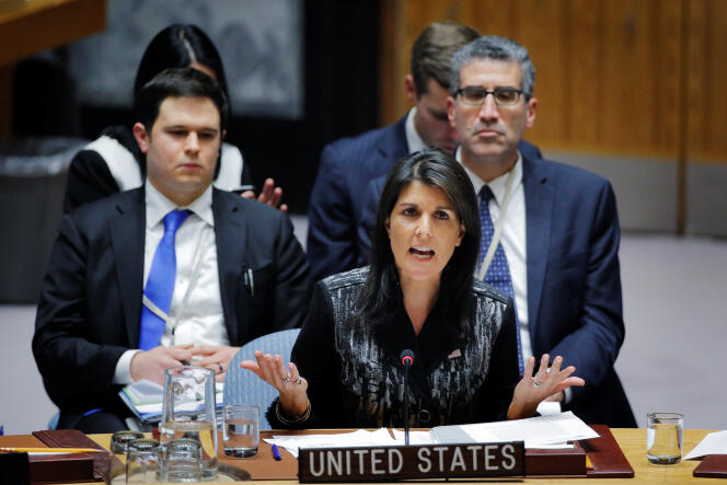 « Vous avez tué le JIM », a lancé l’ambassadrice américaine, Nikki Haley, à son homologue russe, Vassily Nebienza, le 16 novembre à l’ONU.