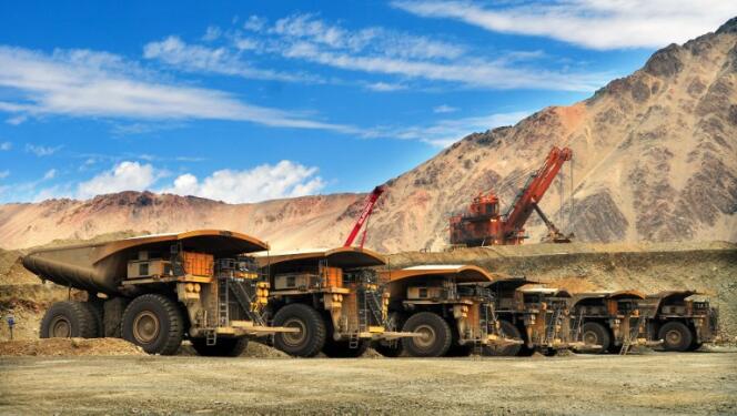 Mine de cuivre de Los Bronces, près de Santiago du Chili, exploitée par Codelco, la compagnie minière chilienne, en décembre 2011.
