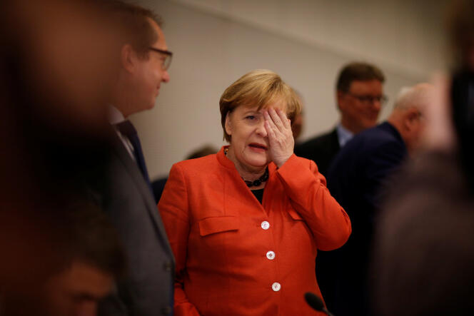 Angela Merkel, à Berlin, le 20 novembre.