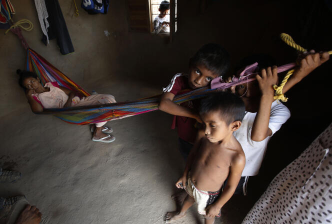Des enfants wayuu, à Manaure (Colombie), en 2015.