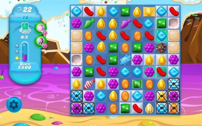 Candy Crush Saga est entièrement gratuit, mais il est possible d’investir dans des objets virtuels facilitant les parties.