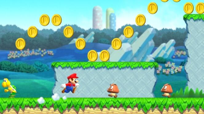 Dans « Super Mario Run », seuls les premiers niveaux sont gratuits.