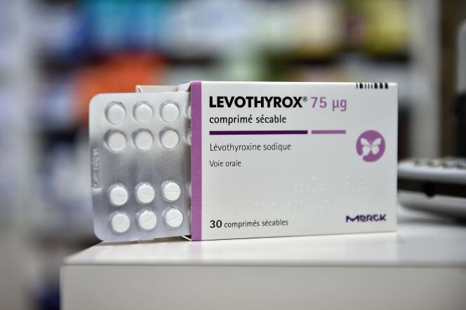 Une boîte de Levothyrox.