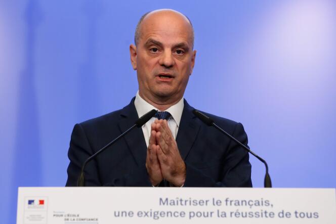 Le ministre de l’éducation nationale, Jean-Michel Blanquer, le 5 décembre.