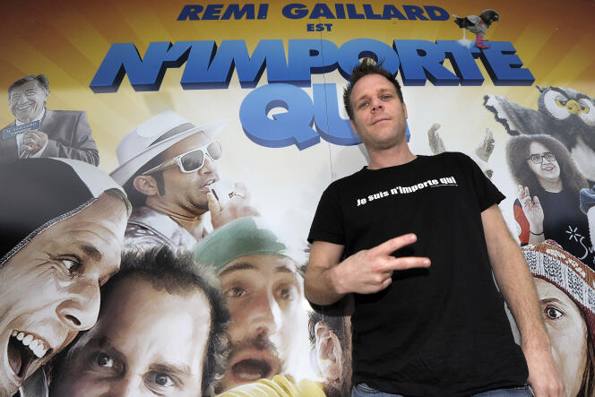 L’humoriste Rémi Gaillard lors de la promotion de son film « Rémi Gaillard est n’importe qui » à Montpellier en février 2014.