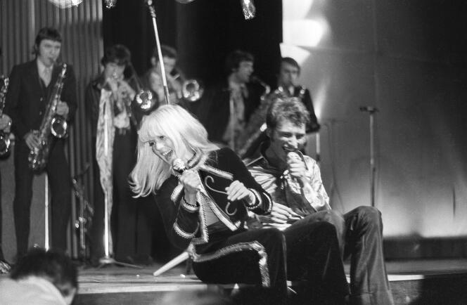 Sylvie Vartan et Johnny Hallyday, en 1967.
