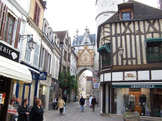 Centre ville d’Auxerre.